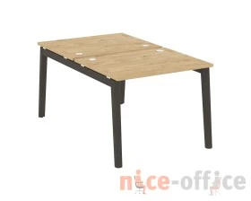 Рабочая станция, опоры - массив дерева 98x163,5x75 Оникс Вуд / Onix Wood images