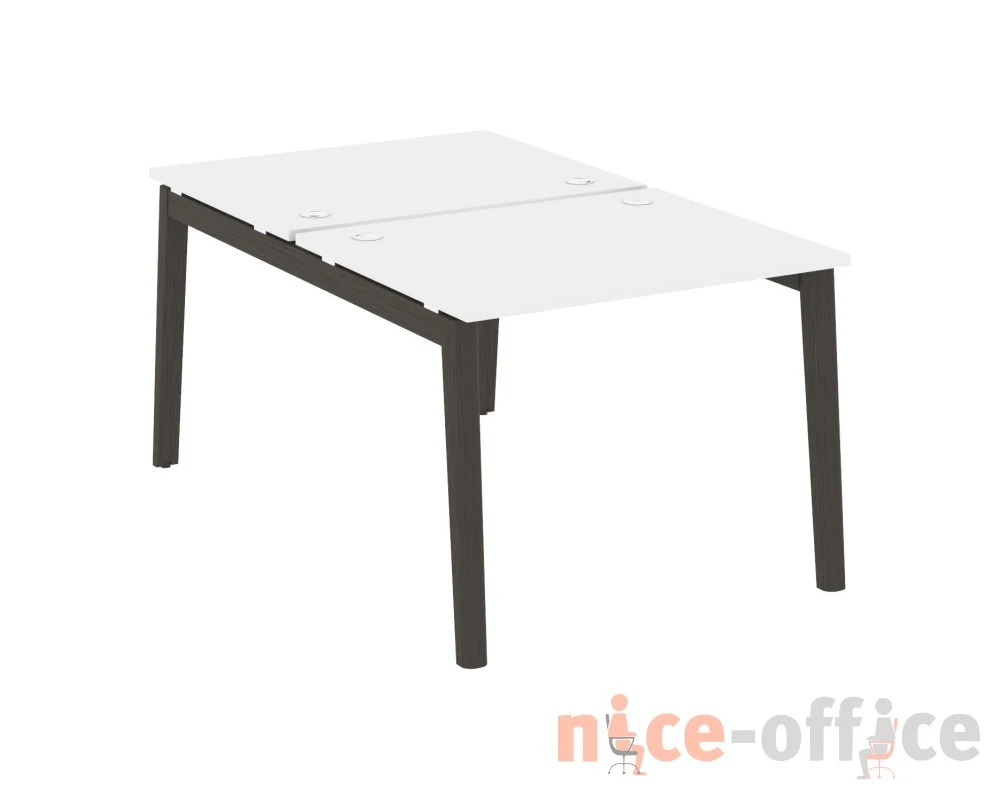 Рабочая станция, опоры - массив дерева 98x163,5x75 Оникс Вуд / Onix Wood