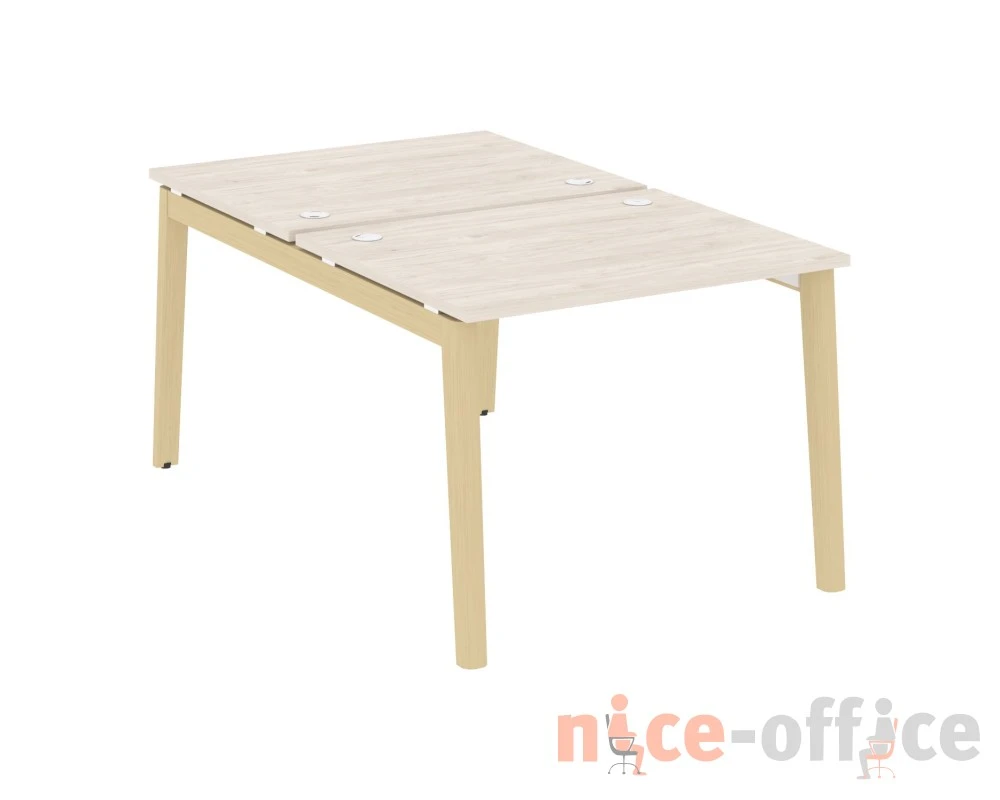 Рабочая станция, опоры - массив дерева 98x163,5x75 Оникс Вуд / Onix Wood
