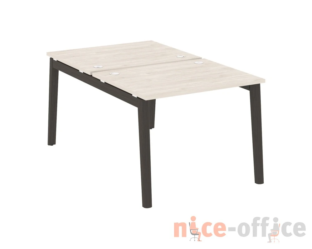 Рабочая станция, опоры - массив дерева 98x163,5x75 Оникс Вуд / Onix Wood
