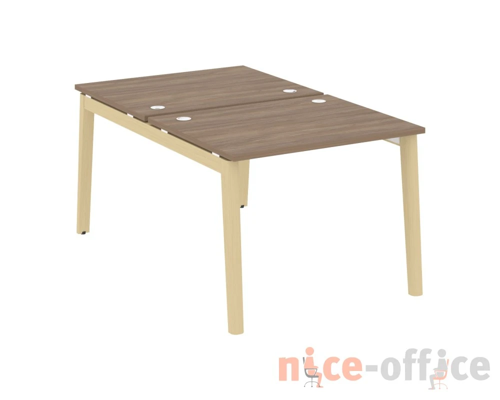 Рабочая станция, опоры - массив дерева 98x163,5x75 Оникс Вуд / Onix Wood