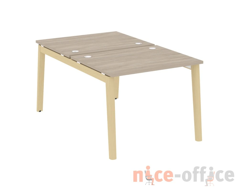 Рабочая станция, опоры - массив дерева 98x163,5x75 Оникс Вуд / Onix Wood