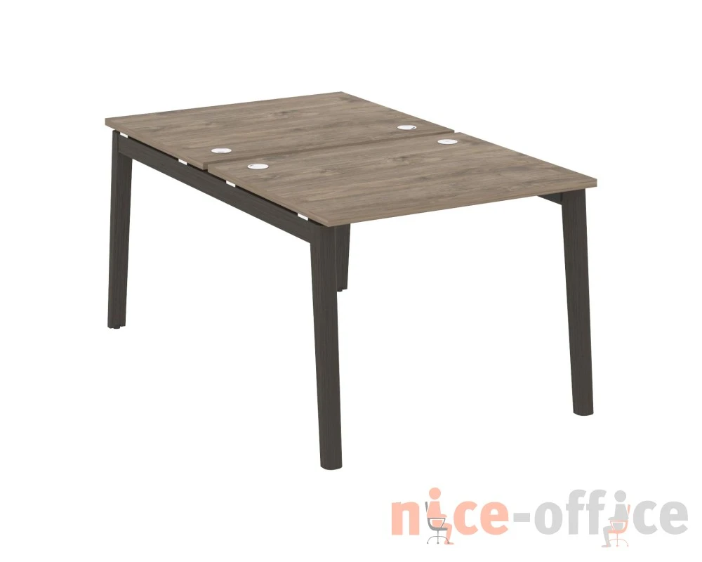 Рабочая станция, опоры - массив дерева 98x163,5x75 Оникс Вуд / Onix Wood