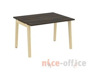 Стол переговорный (1 столешница), опоры - массив дерева 118x98x75 Оникс Вуд / Onix Wood images