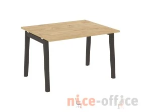 Стол переговорный (1 столешница), опоры - массив дерева 118x98x75 Оникс Вуд / Onix Wood images