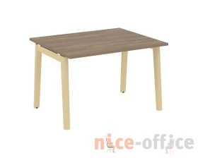 Стол переговорный (1 столешница), опоры - массив дерева 118x98x75 Оникс Вуд / Onix Wood images