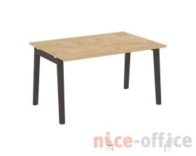Стол переговорный (1 столешница), опоры - массив дерева 138x98x75 Оникс Вуд / Onix Wood images