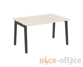 Стол переговорный (1 столешница), опоры - массив дерева 138x98x75 Оникс Вуд / Onix Wood images