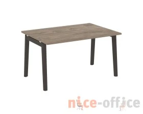 Стол переговорный (1 столешница), опоры - массив дерева 138x98x75 Оникс Вуд / Onix Wood images