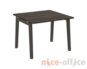 Стол переговорный (1 столешница), опоры - массив дерева 98x98x75 Оникс Вуд / Onix Wood images