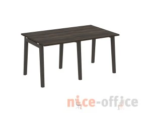Стол переговорный (2 столешницы), опоры - массив дерева 156x98x75 Оникс Вуд / Onix Wood images