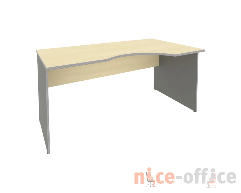 Офисный стол криволинейный правый 1600x900x755 Рива / Riva
