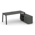 Антрацит/Металл черный/Черная заглушка