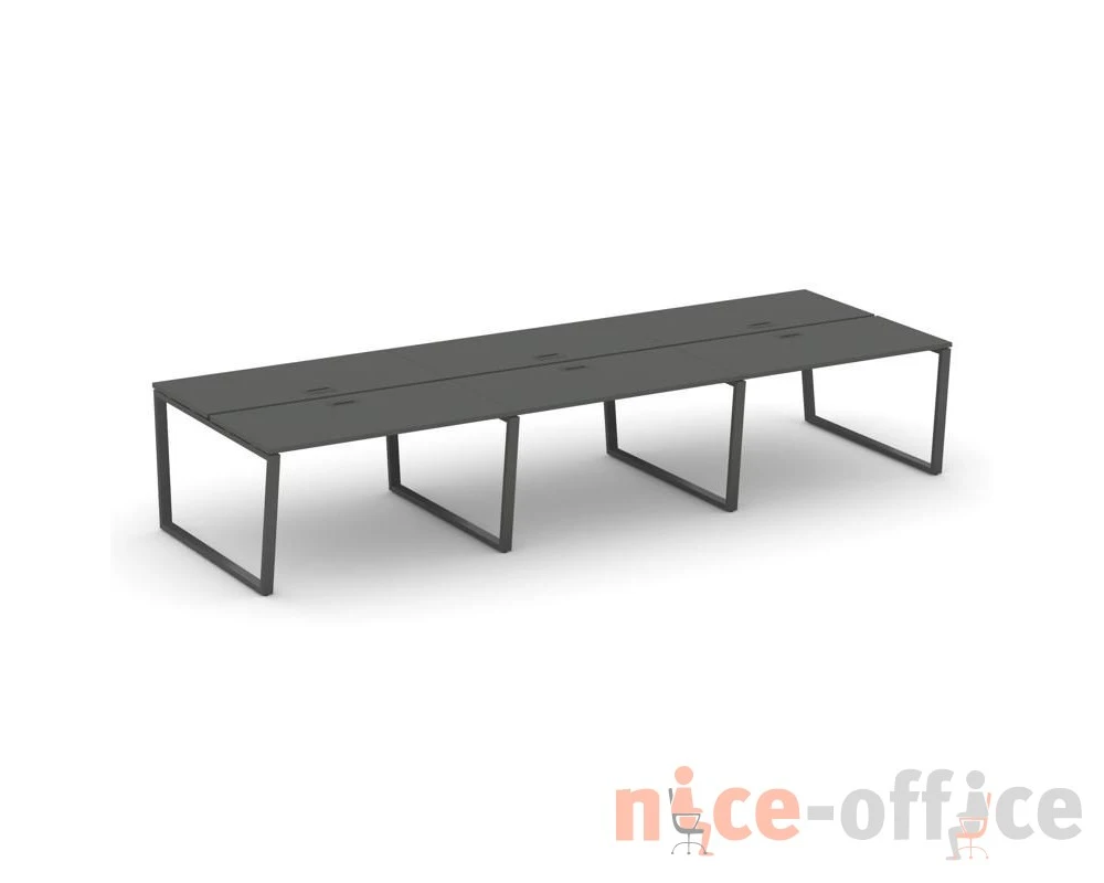 Рабочая станция 2-х сторон. SN-6T2.DRS-073 4140х1432х750 Стайл Проджект Фьюжн / Style Project Fusion