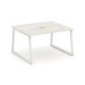 Дуб наварра/Белый/Белый