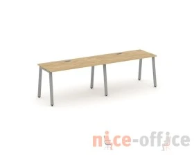 Рабочая станция 1 сторон. на А-образном каркасе 60 мм 2360х800х750 Стайл Проджект / Style Project images
