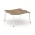 Дуб табак/Белый