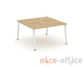 Рабочая станция 2-х сторон. на А-образном каркасе 60 мм 1180х1432х750 Стайл Проджект / Style Project images