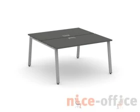 Рабочая станция 2-х сторон. на А-образном каркасе 60 мм 1380х1232х750 Стайл Проджект / Style Project images