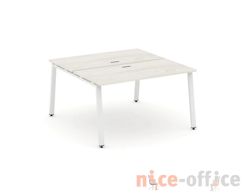 Рабочая станция 2-х сторон. на А-образном каркасе 60 мм 1380х1432х750 Стайл Проджект / Style Project