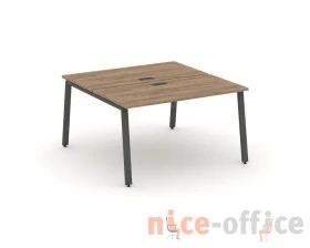 Рабочая станция 2-х сторон. на А-образном каркасе 60 мм 980х1432х750 Стайл Проджект / Style Project images