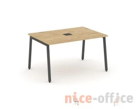 Стол переговорный на А-образном каркасе 40 мм 1580х980х750 Стайл Проджект / Style Project images