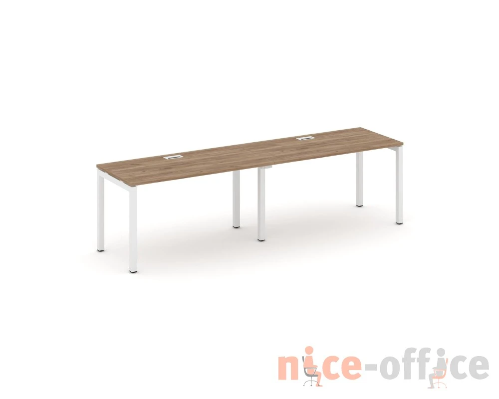 Рабочая станция 1 сторон. на П-образном каркасе 50 мм 3160x600x750 Стайл Проджект / Style Project