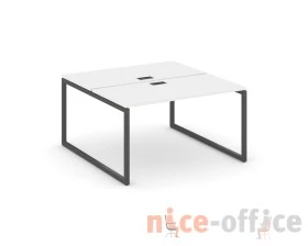Рабочая станция 2-х сторон. на О-образном каркасе 40 мм 1380x1232x750 Стайл Проджект / Style Project images