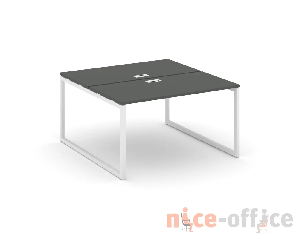 Рабочая станция 2-х сторон. на О-образном каркасе 40 мм 980x1432x750 Стайл Проджект / Style Project