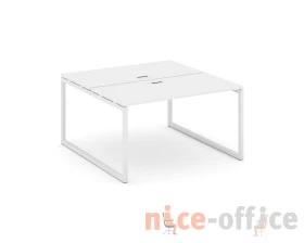 Рабочая станция 2-х сторон. на О-образном каркасе 40 мм 980x1432x750 Стайл Проджект / Style Project images