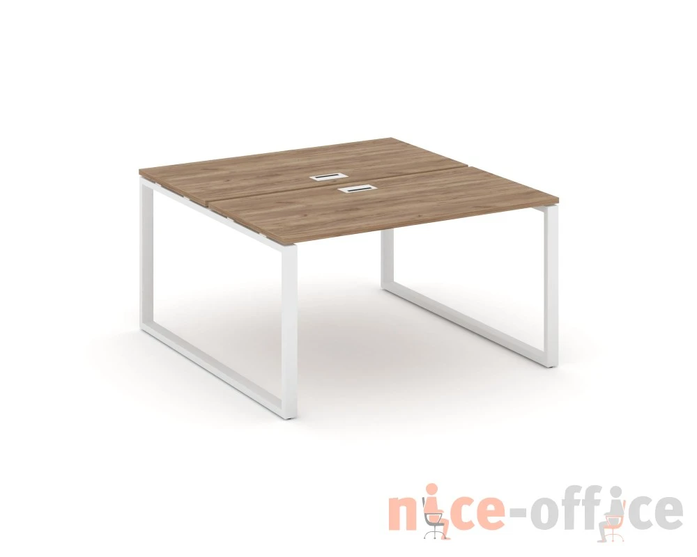 Рабочая станция 2-х сторон. на О-образном каркасе 60 мм 980x1432x750 Стайл Проджект / Style Project