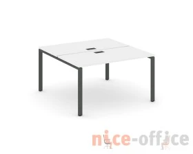 Рабочая станция 2-х сторон. на П-образном каркасе 60 мм 1380x1432x750 Стайл Проджект / Style Project images