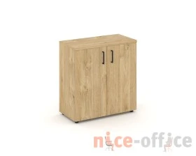 Шкаф низкий широкий закрытый 796x400x833 зад. стенка HDF Стайл Проджект / Style Project images