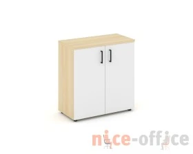 Шкаф низкий широкий закрытый 796x400x833 зад. стенка HDF Стайл Проджект / Style Project images