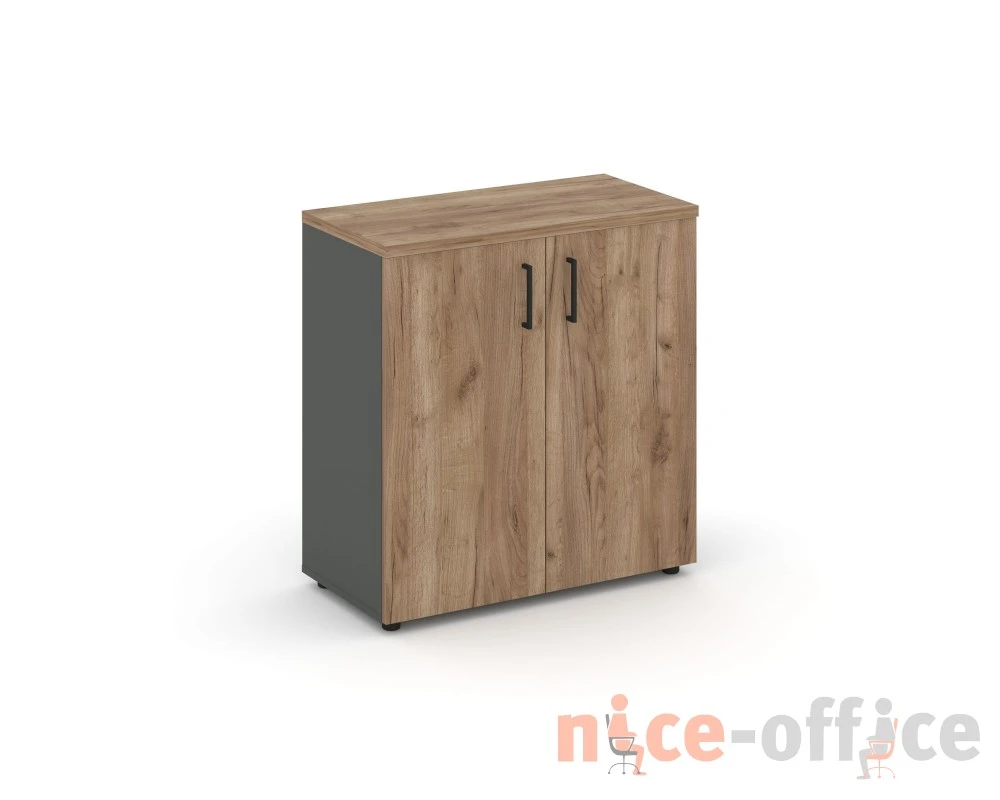 Шкаф низкий широкий закрытый 796x400x833 зад. стенка HDF Стайл Проджект / Style Project