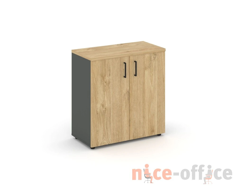 Шкаф низкий широкий закрытый 796x400x833 зад. стенка HDF Стайл Проджект / Style Project