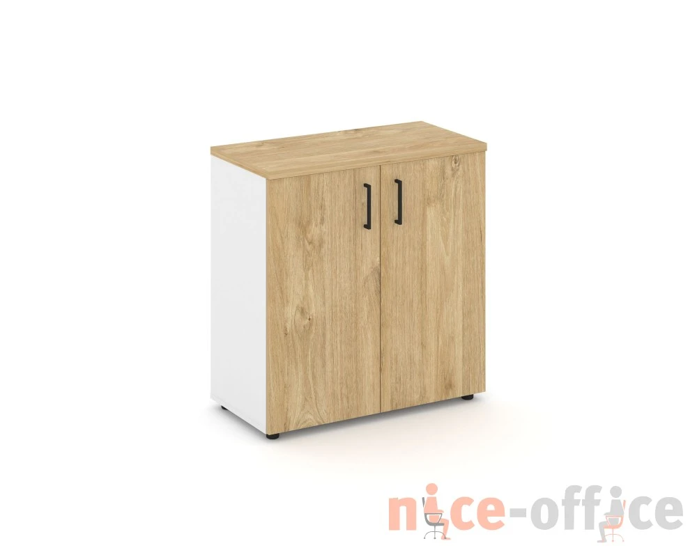 Шкаф низкий широкий закрытый 796x400x833 зад. стенка HDF Стайл Проджект / Style Project