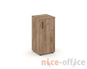 Шкаф низкий узкий правый закрытый 400x400x833 Стайл Проджект / Style Project images
