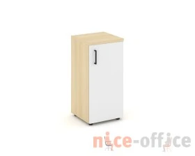 Шкаф низкий узкий правый закрытый 400x400x833 Стайл Проджект / Style Project images