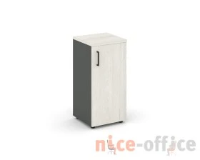 Шкаф низкий узкий правый закрытый 400x400x833 Стайл Проджект / Style Project images