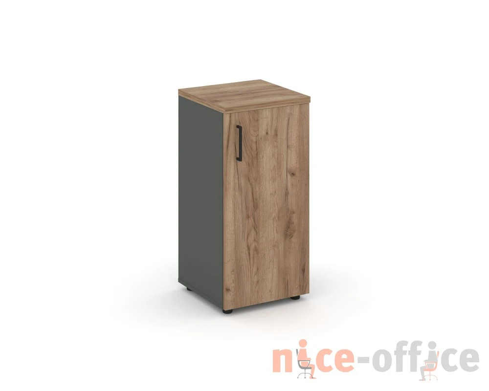 Шкаф низкий узкий правый закрытый 400x400x833 Стайл Проджект / Style Project