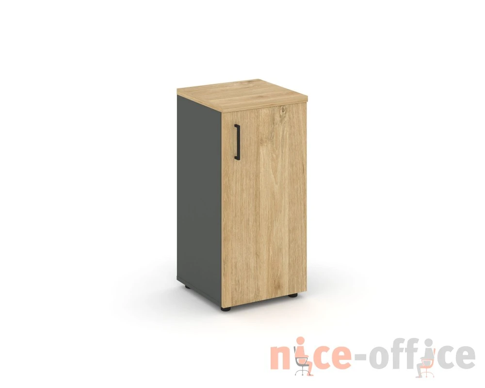 Шкаф низкий узкий правый закрытый 400x400x833 Стайл Проджект / Style Project