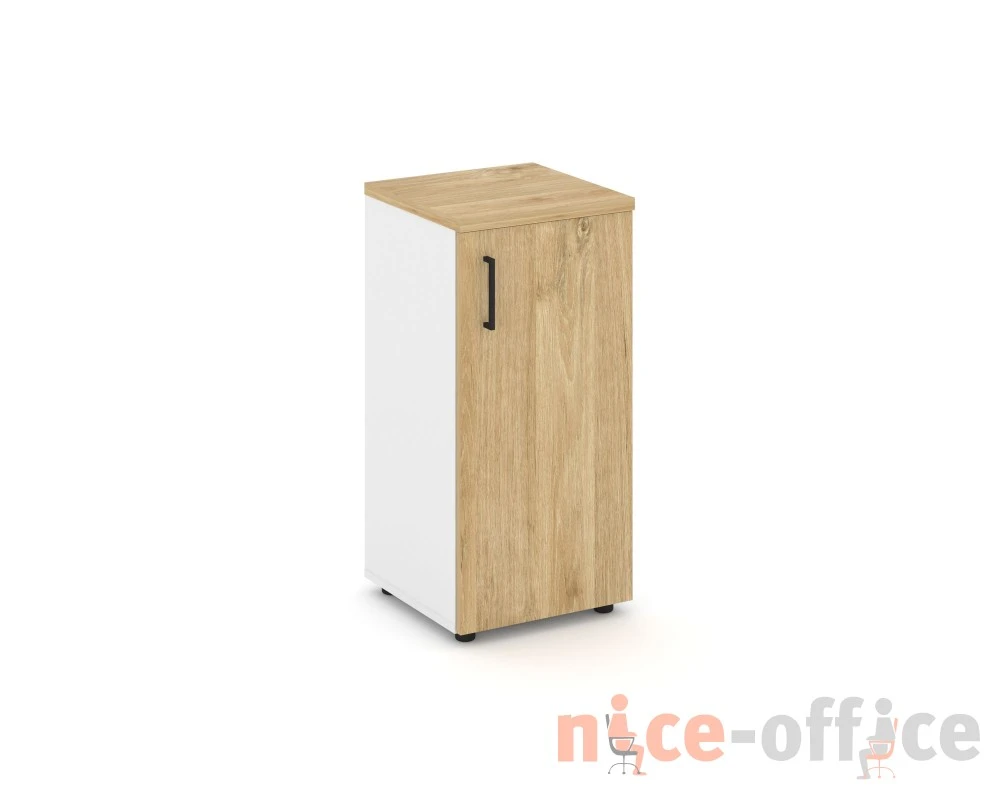Шкаф низкий узкий правый закрытый 400x400x833 Стайл Проджект / Style Project