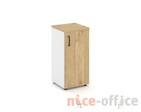 Шкаф низкий узкий правый закрытый 400x400x833 Стайл Проджект / Style Project images