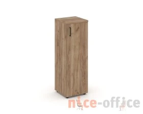 Шкаф средний узкий правый закрытый 400x400x1203 зад. стенка HDF Стайл Проджект / Style Project images