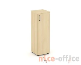 Шкаф средний узкий правый закрытый 400x400x1203 зад. стенка HDF Стайл Проджект / Style Project images