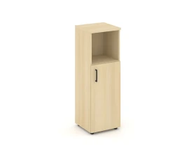 Шкаф средний узкий правый закрытый с нишей 400x400x1203 зад. стенка HDF Стайл Проджект / Style Project images
