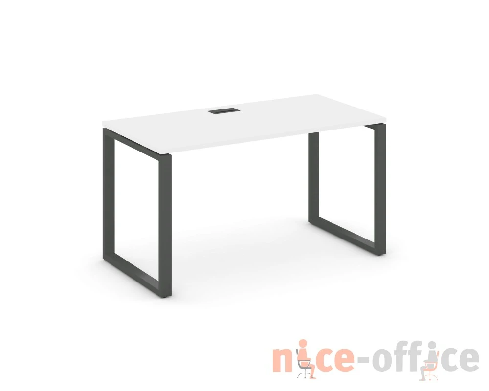 Стол письменный на О-образном каркасе 60 мм 1380x600x750 Стайл Проджект / Style Project