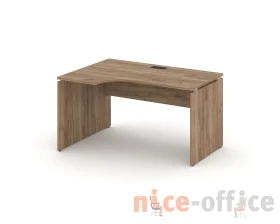 Стол рабочий эргоном. левый 1380x600/980x750 Стайл Проджект / Style Project images