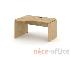 Стол рабочий эргоном. левый 1380x800/980x750 Стайл Проджект / Style Project images